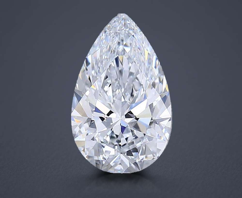 2.53 Carat Pear Lab Diamond