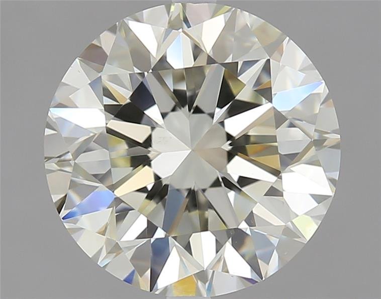 3.01ct J VS1 Excellent Cut Round Diamond