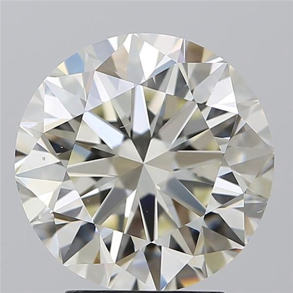 3.71ct J VS2 Excellent Cut Round Diamond