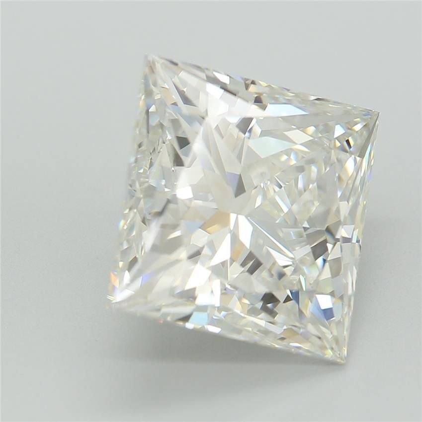 5.09ct G VVS2 Rare Carat Ideal Cut Princess Lab Grown Diamond