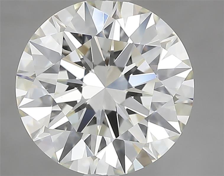 3.51ct K VVS2 Rare Carat Ideal Cut Round Diamond