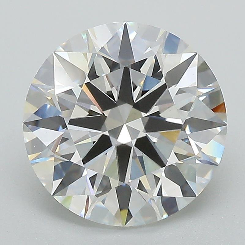 3.08ct G VS1 Rare Carat Ideal Cut Round Lab Grown Diamond