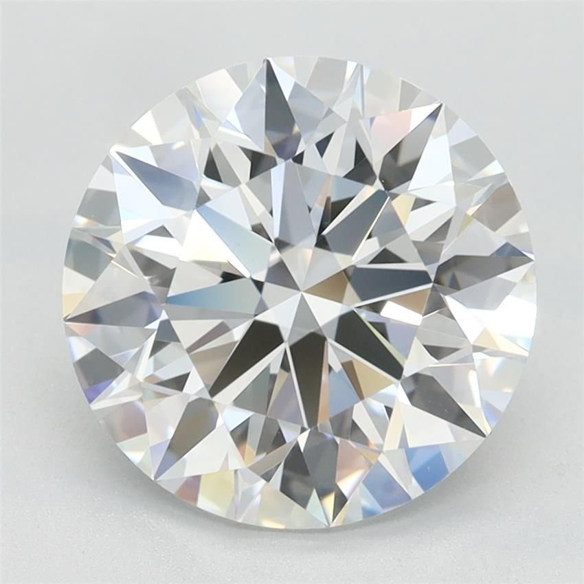 3.16ct E VVS1 Rare Carat Ideal Cut Round Lab Grown Diamond