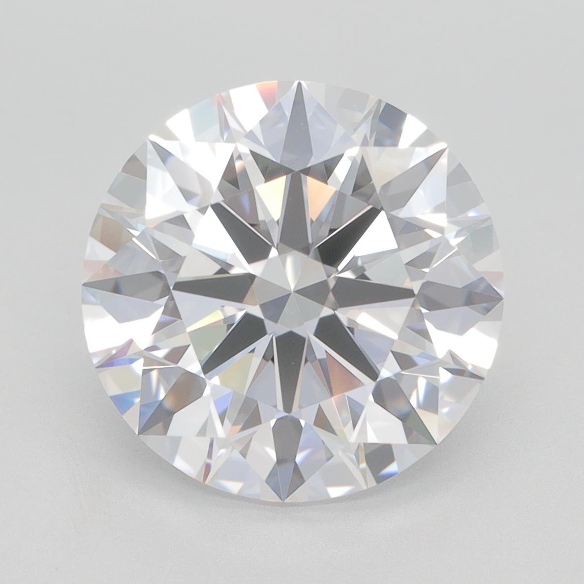 5.41ct D VVS2 Rare Carat Ideal Cut Round Lab Grown Diamond