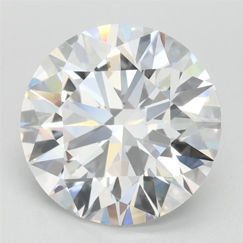 2.67ct D VVS1 Rare Carat Ideal Cut Round Lab Grown Diamond