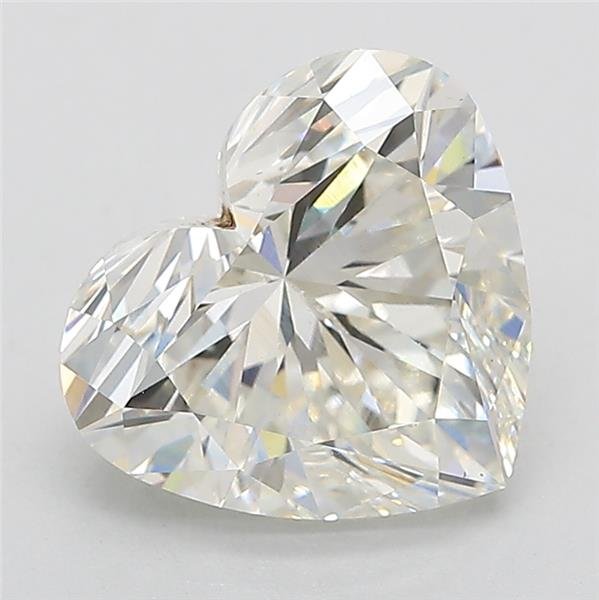 3.05ct H VS1 Rare Carat Ideal Cut Heart Lab Grown Diamond