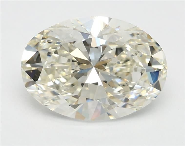 1.71ct J VS2 Rare Carat Ideal Cut Oval Lab Grown Diamond