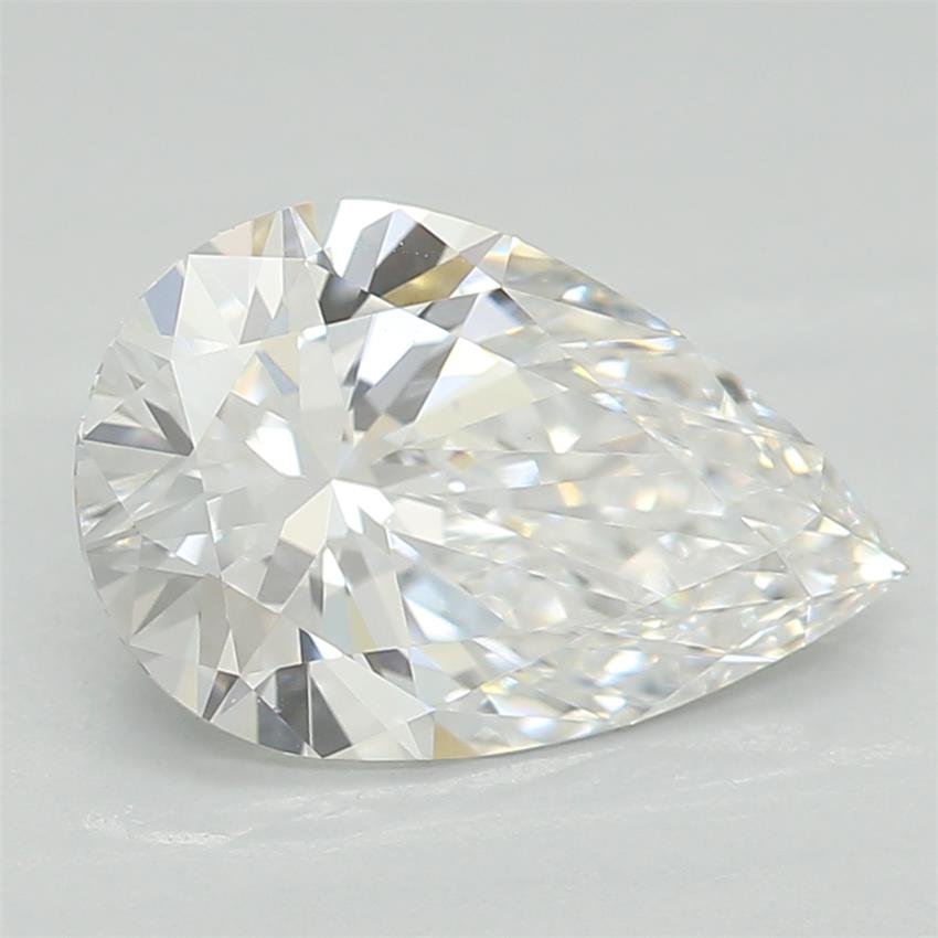 1.04ct D VVS2 Rare Carat Ideal Cut Pear Lab Grown Diamond