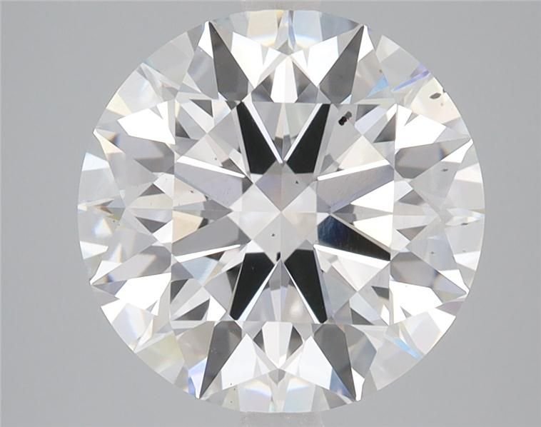 4.59ct F SI1 Rare Carat Ideal Cut Round Lab Grown Diamond