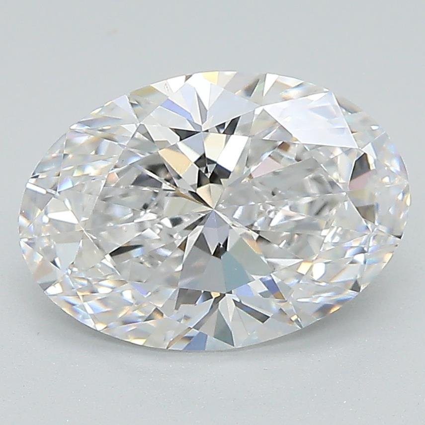 2.58ct E VS1 Rare Carat Ideal Cut Oval Lab Grown Diamond