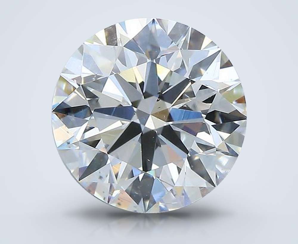 4.09 Carat Round Natural Diamond