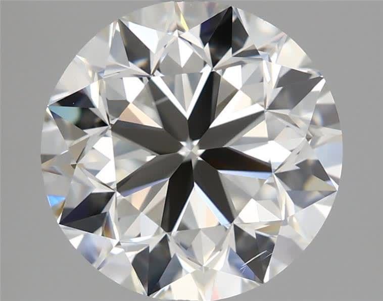 3.01ct H VS2 Very Good Cut Round Diamond