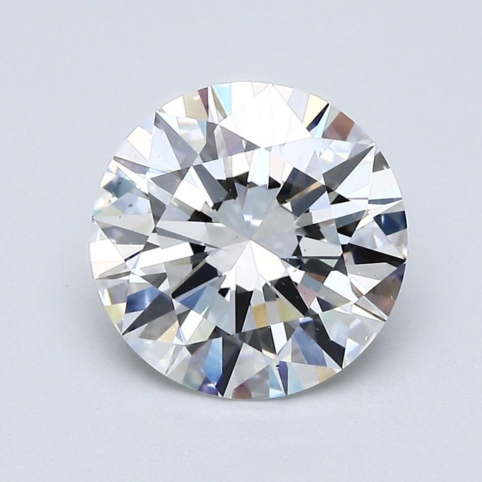 3.01ct F SI1 Excellent Cut Round Diamond