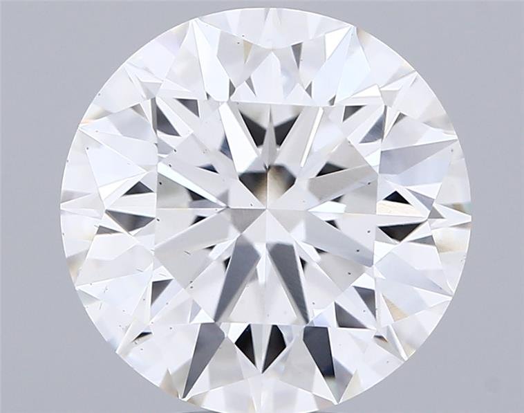 6.10ct G VS2 Rare Carat Ideal Cut Round Lab Grown Diamond