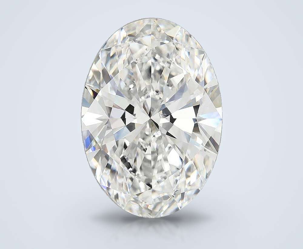 10.00 Carat Oval Lab Diamond