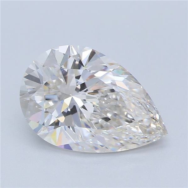 2.00ct H VS1 Rare Carat Ideal Cut Pear Lab Grown Diamond