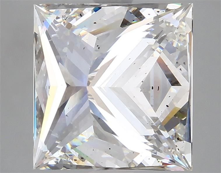 4.09ct H SI1 Rare Carat Ideal Cut Princess Lab Grown Diamond