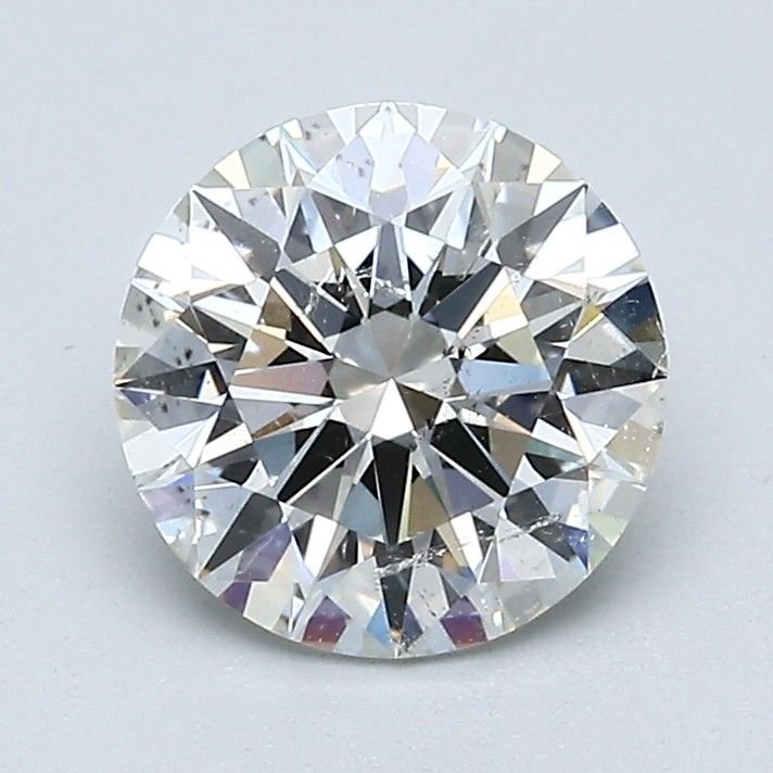 1.63ct I SI2 Rare Carat Ideal Cut Round Diamond