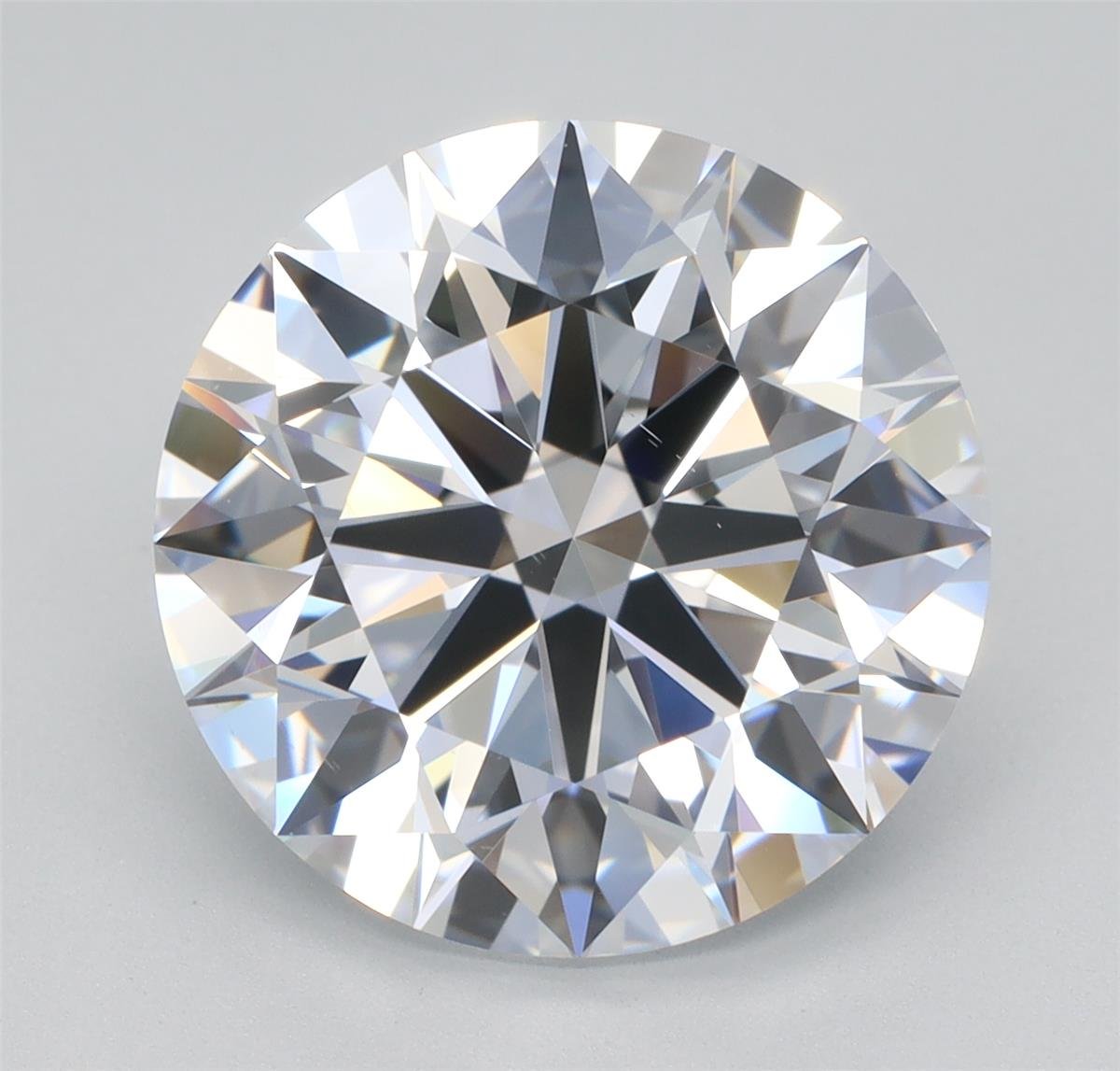 5.06ct E VS2 Rare Carat Ideal Cut Round Lab Grown Diamond