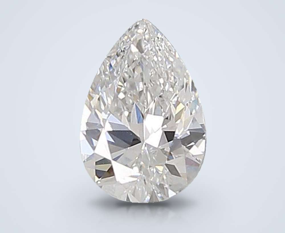 0.54 Carat Pear Lab Diamond