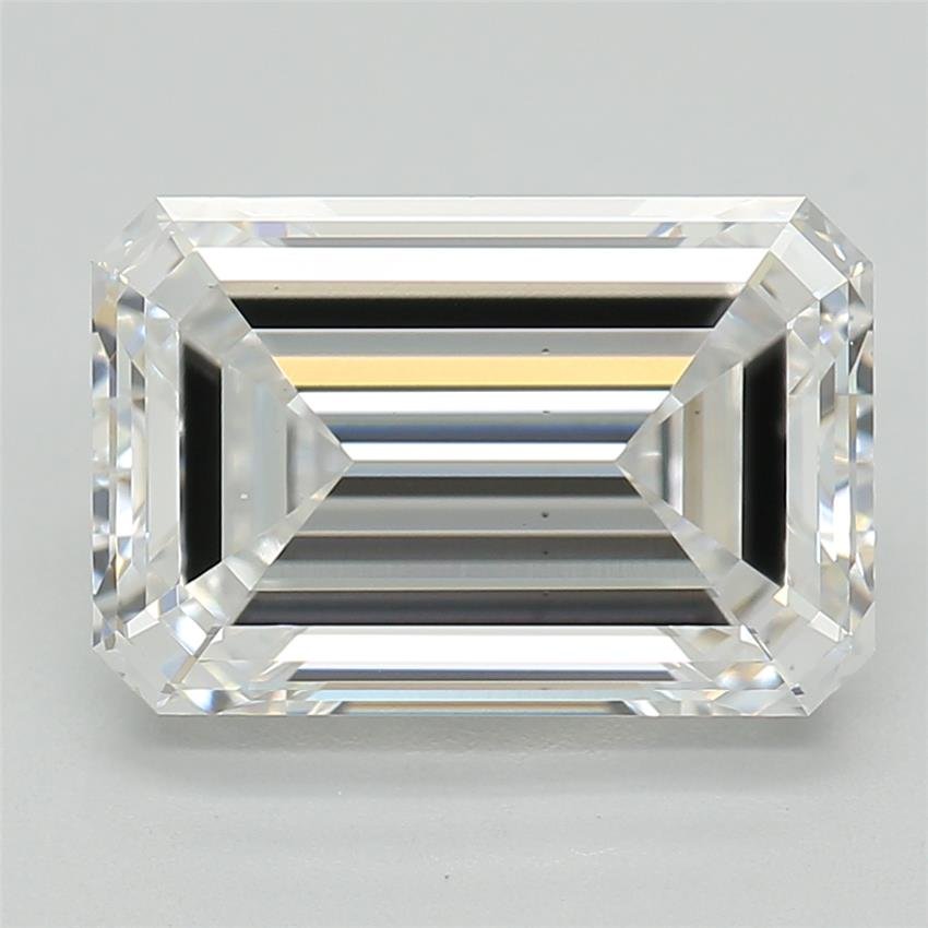 2.10ct E VS2 Rare Carat Ideal Cut Emerald Lab Grown Diamond