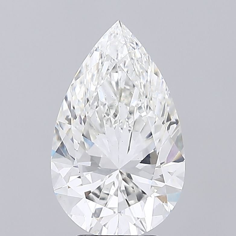 4.99ct F VS2 Very Good Cut Pear Lab Grown Diamond