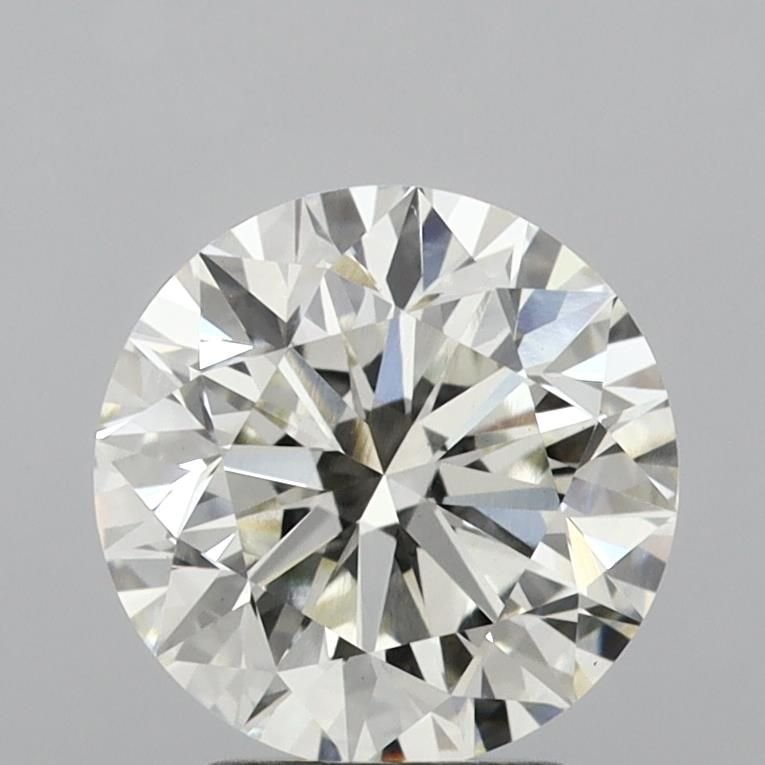 2.73ct I VS1 Very Good Cut Round Lab Grown Diamond