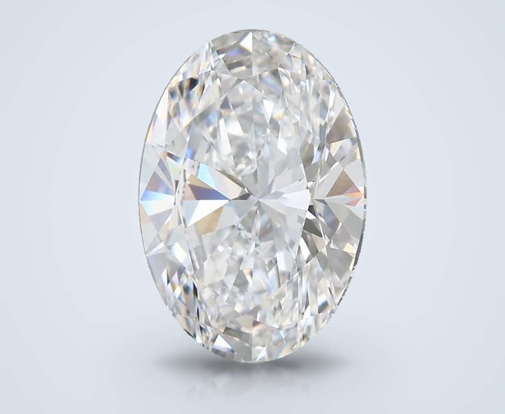 3.76 Carat Oval Lab Diamond