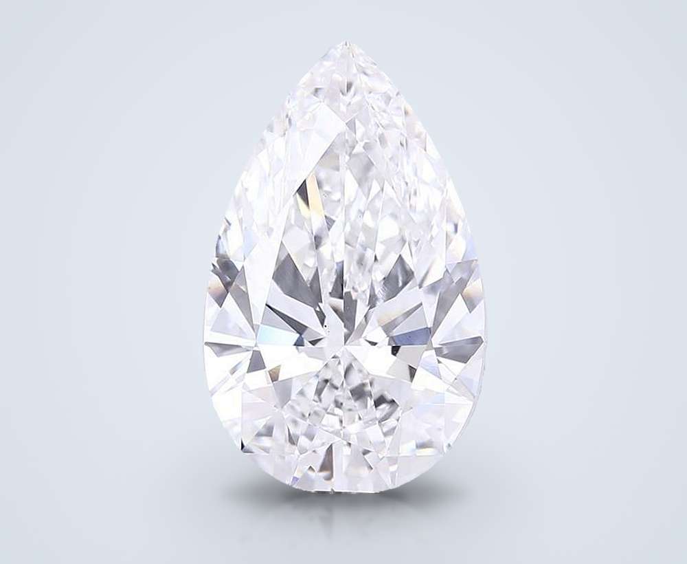 8.04 Carat Pear Lab Diamond