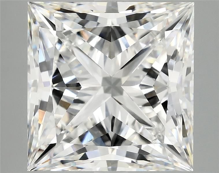 7.90ct E VVS2 Rare Carat Ideal Cut Princess Lab Grown Diamond