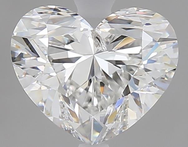 2.07ct F SI2 Rare Carat Ideal Cut Heart Diamond