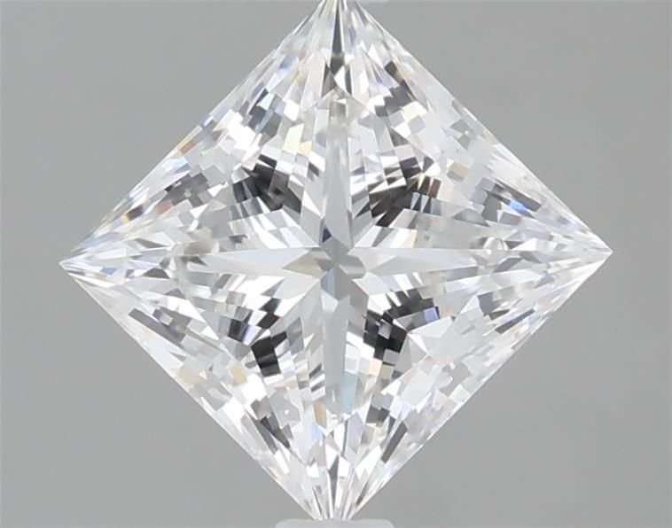 2.06ct E VVS2 Rare Carat Ideal Cut Princess Lab Grown Diamond