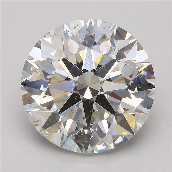 8.26ct J SI2 Rare Carat Ideal Cut Round Diamond