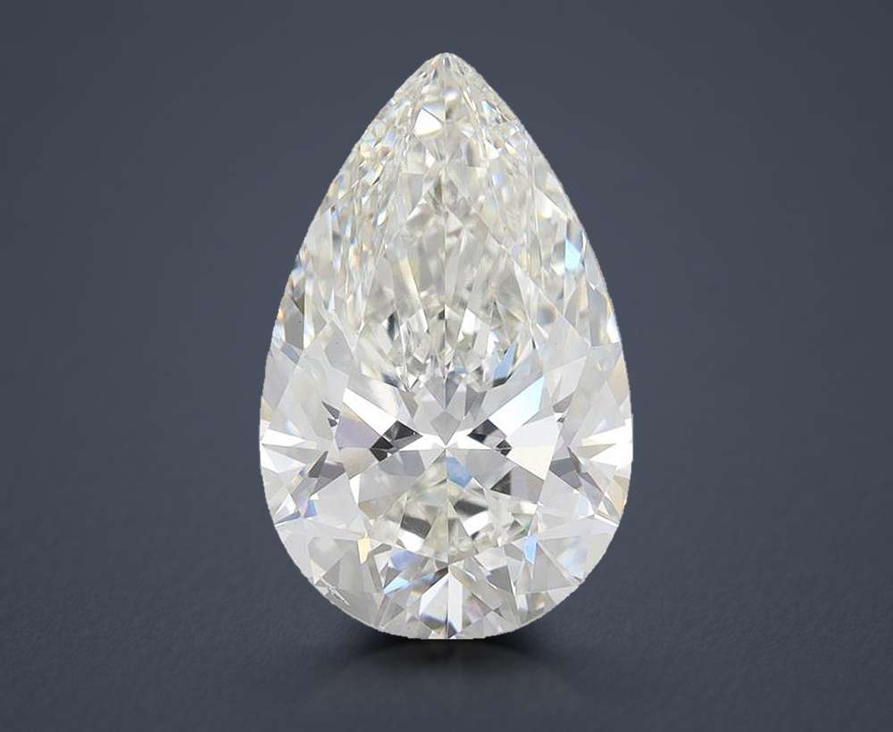 6.01 Carat Pear Lab Diamond