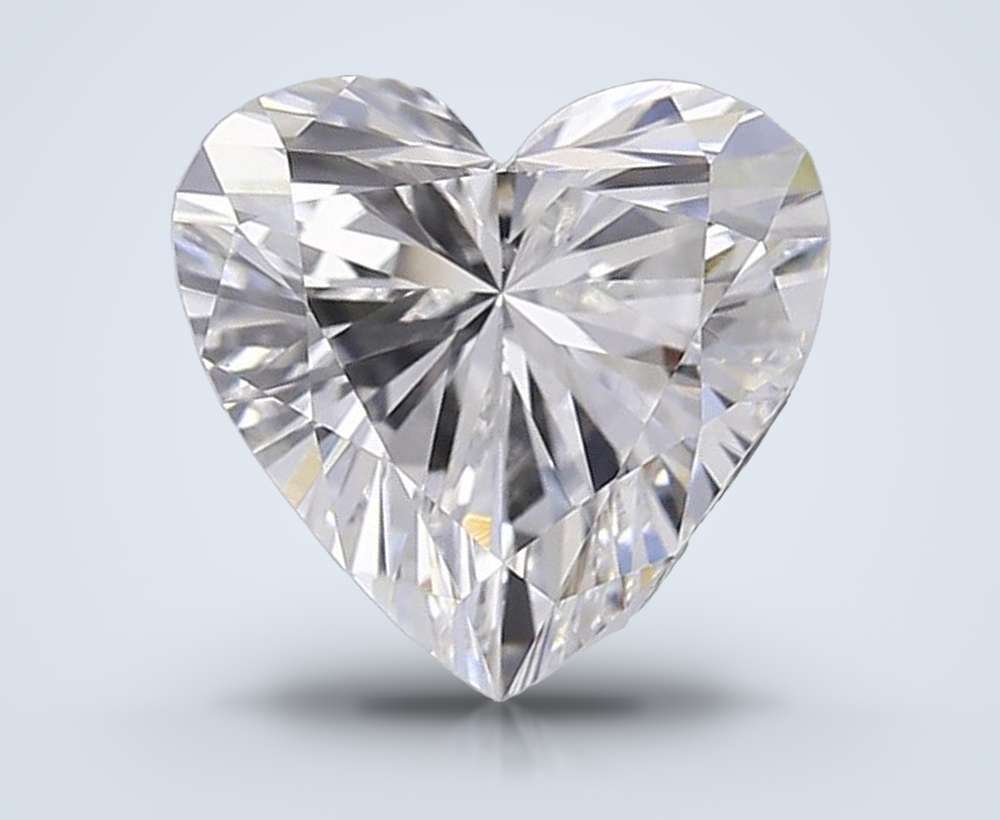 0.74 Carat Heart Lab Diamond