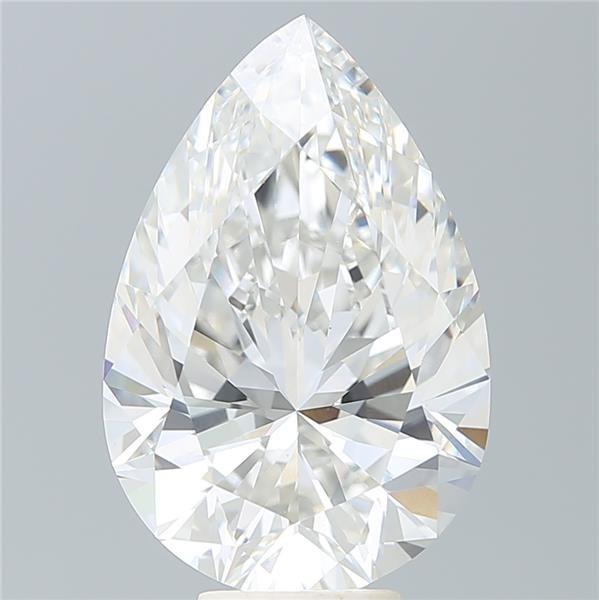 8.43ct F VS1 Rare Carat Ideal Cut Pear Lab Grown Diamond