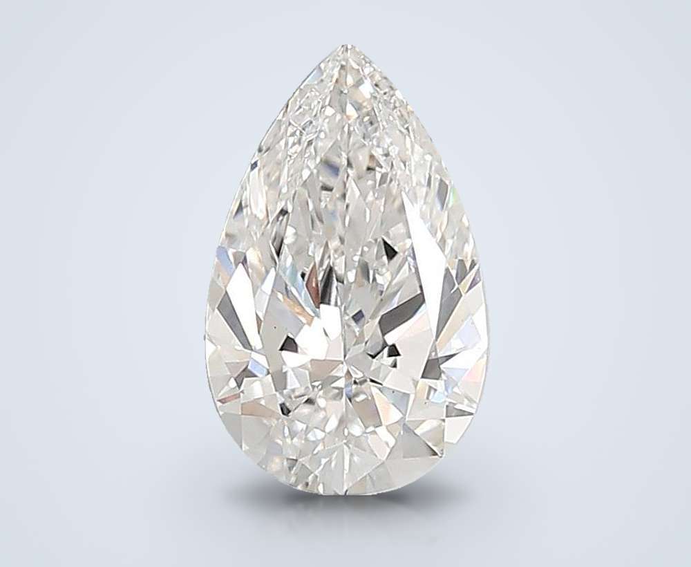 3.00 Carat Pear Lab Diamond