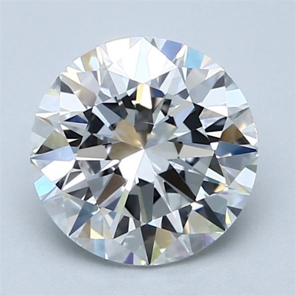 2.01ct E SI1 Rare Carat Ideal Cut Round Diamond