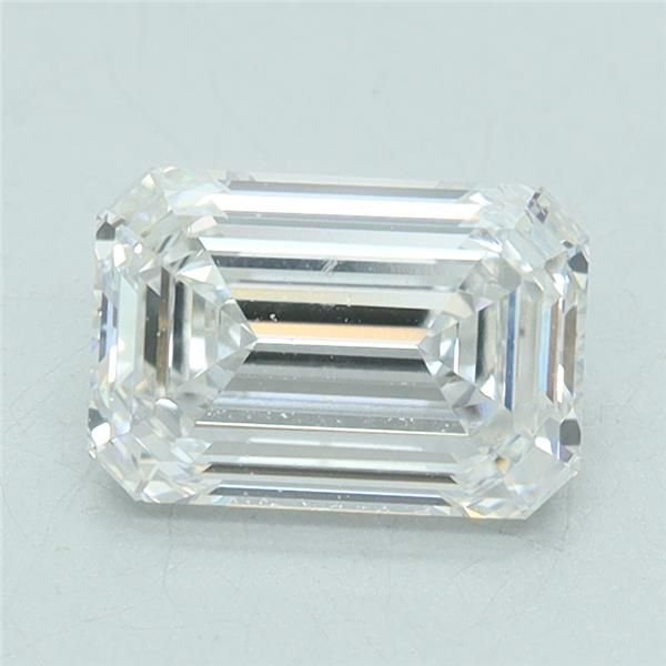 1.01ct D SI1 Rare Carat Ideal Cut Emerald Lab Grown Diamond