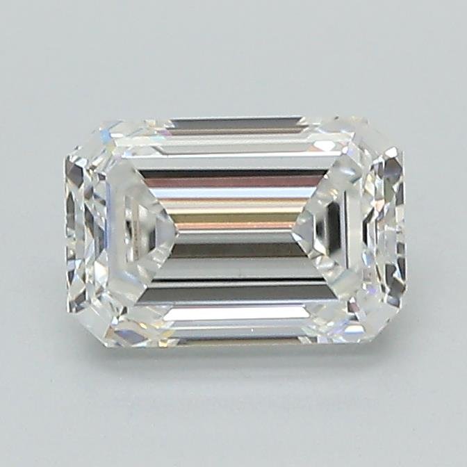 1.00ct F VVS2 Excellent Cut Emerald Lab Grown Diamond
