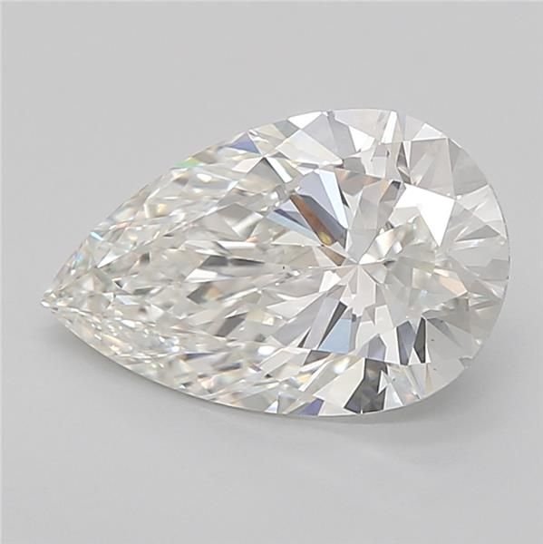 2.53ct G VS1 Rare Carat Ideal Cut Pear Lab Grown Diamond