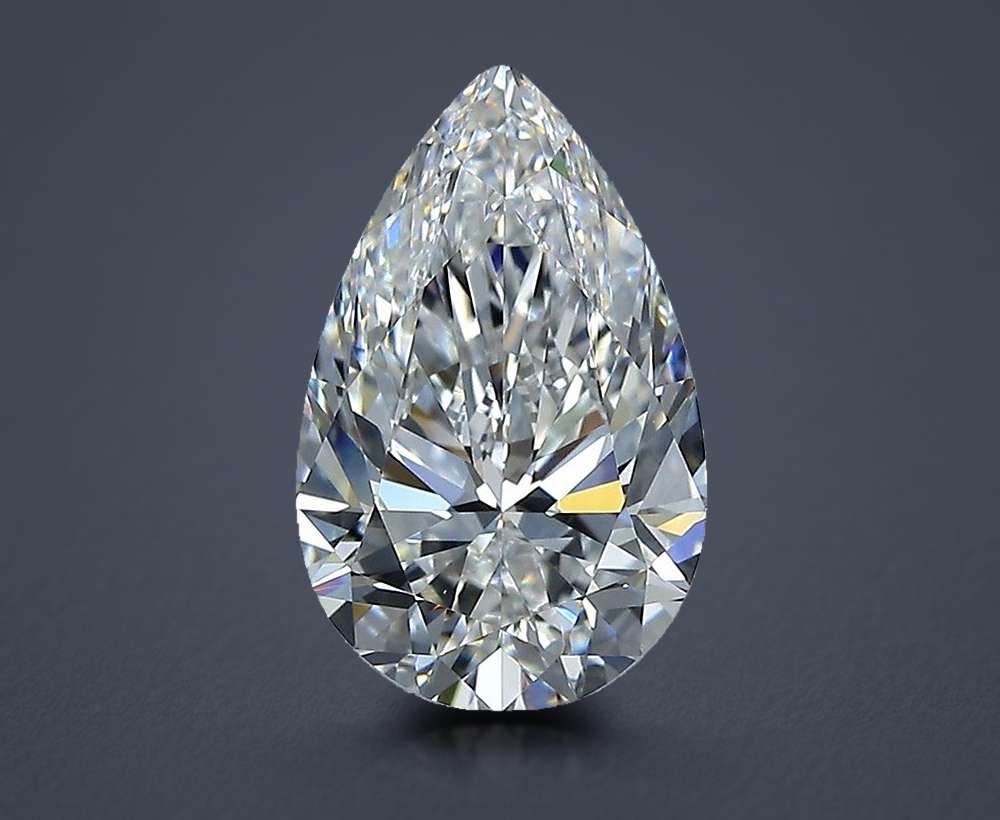 2.80 Carat Pear Natural Diamond