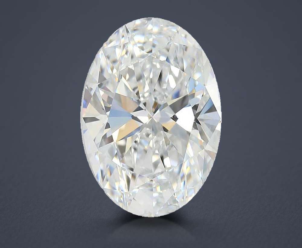 5.01 Carat Oval Lab Diamond