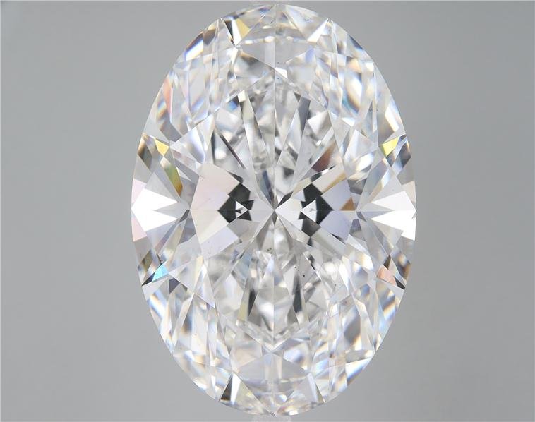 19.11ct F VS2 Rare Carat Ideal Cut Oval Lab Grown Diamond