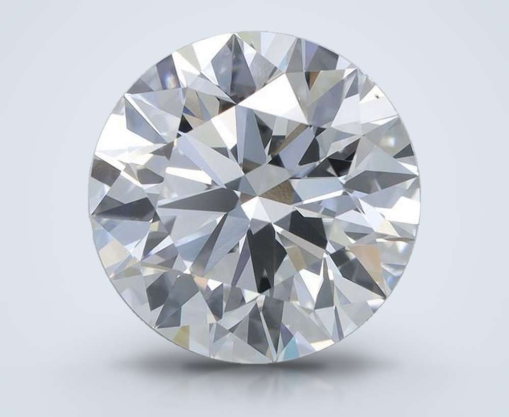 5.70 Carat Round Lab Diamond