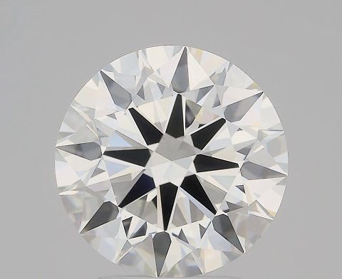 3.51ct J VVS2 Rare Carat Ideal Cut Round Diamond
