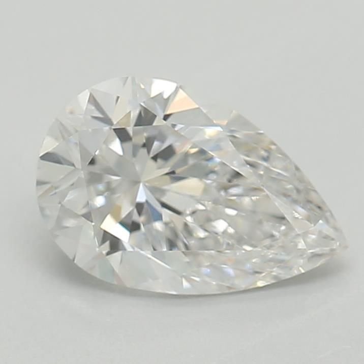 0.51ct D VVS2 Very Good Cut Pear Lab Grown Diamond