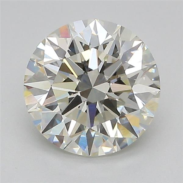 2.06ct J VS1 Rare Carat Ideal Cut Round Lab Grown Diamond
