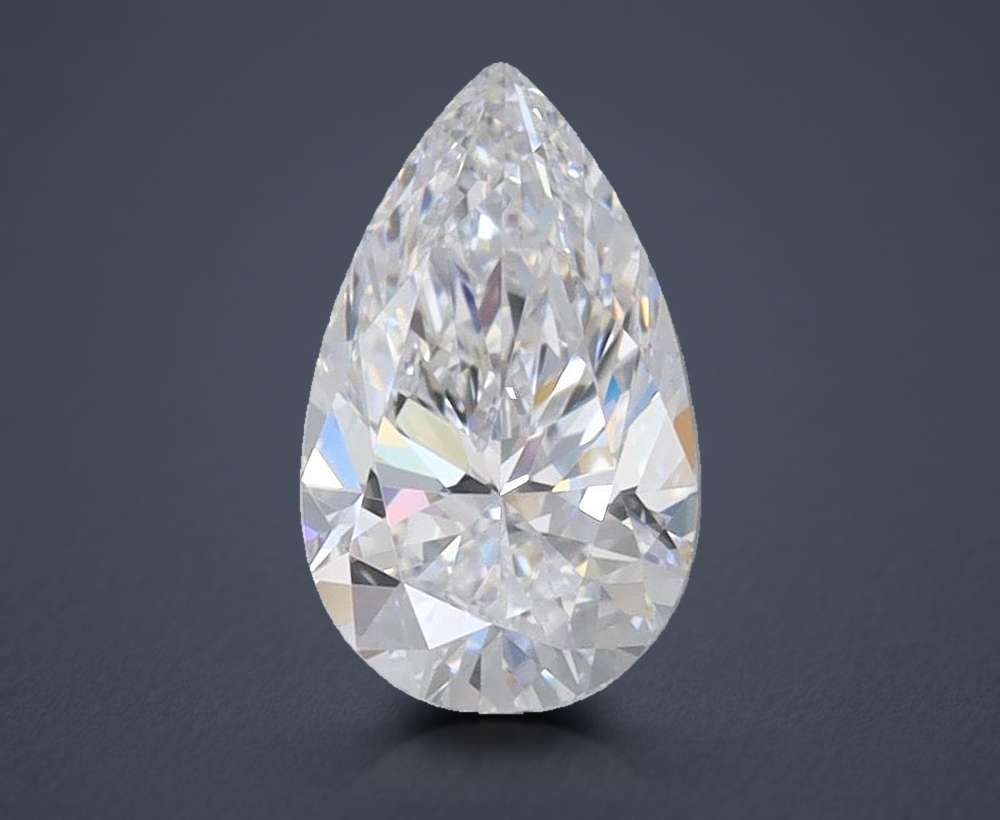 1.00 Carat Pear Lab Diamond