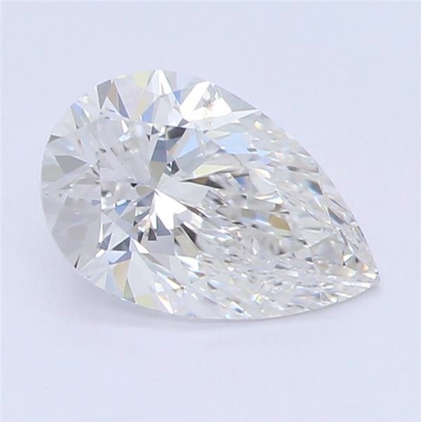 0.72ct F SI2 Rare Carat Ideal Cut Pear Lab Grown Diamond